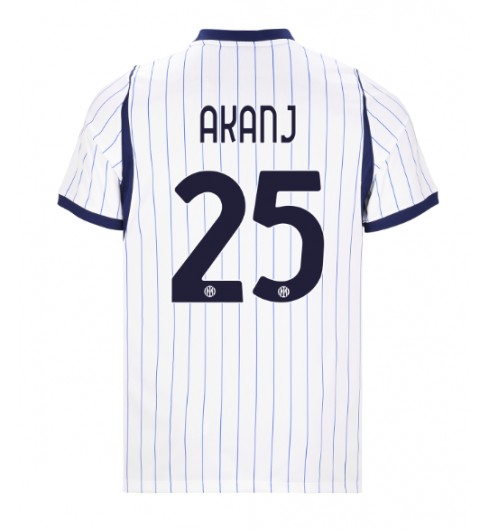 Inter Milan Manuel Akanji #25 Venkovní Dres 2026-27 Krátký Rukáv Inter Milan Manuel Akanji #25 Venkovní Dres 2026-27 Krátký Rukáv